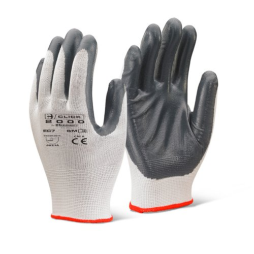 Grey Nitrile Glove