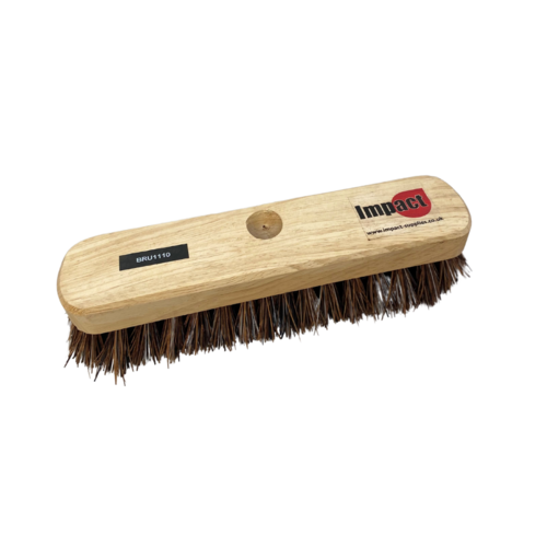 10" Stiff Deck Scrub (head only)