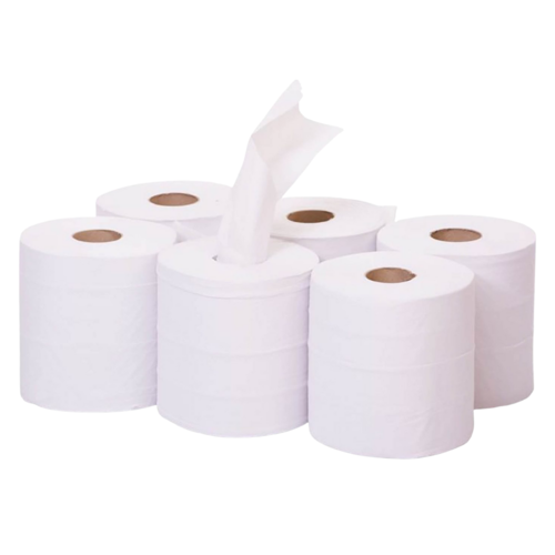 2ply White centrefeed rolls 140mtr