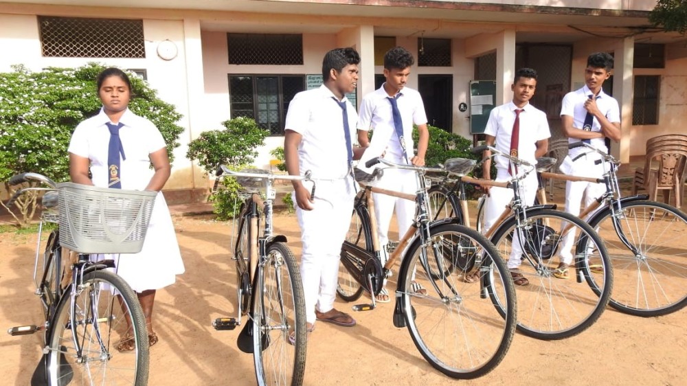 துவிச்சக்கர வண்டிகள் வழங்கி வைப்பு