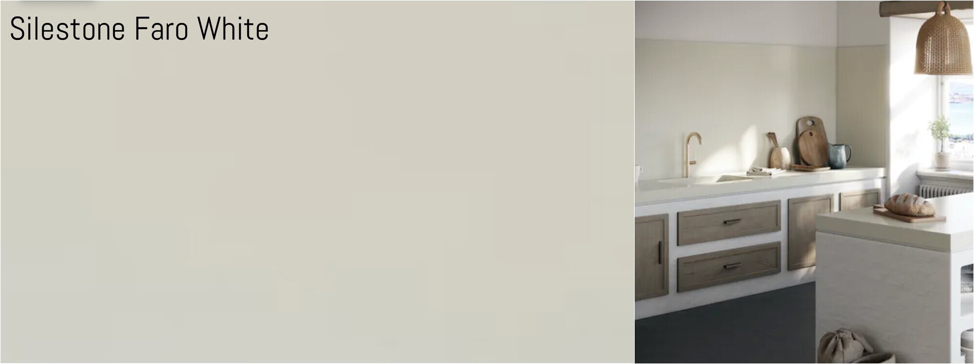 Silestone faro White