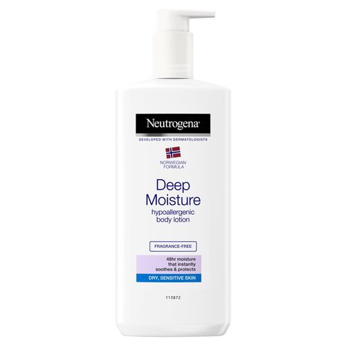 Neutrogena Norwegian Formula Deep Moisture Body Lotion Pump Sensitive 400ml