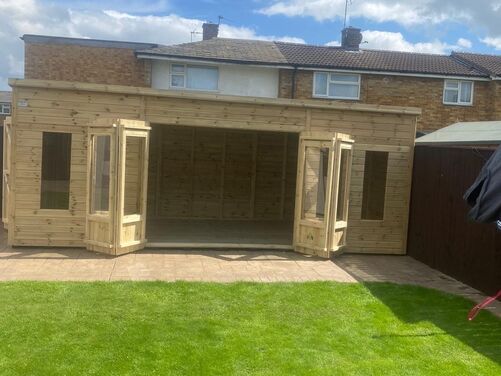 #SHP001 20x10 Pent Summer House