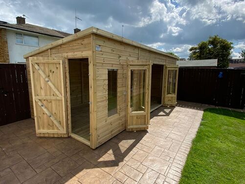 #SHP001 20x10 Pent Summer House