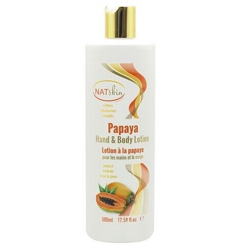 NATSKIN: PAPAYA HAND & BODY LOTION 500ML