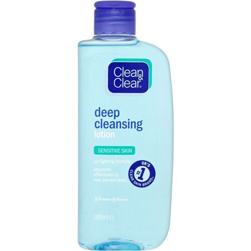 Clean And Clear Cleansing Lotion 200ml Sensitive
