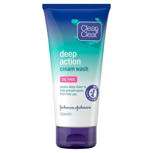 Clean And Clear Deep Action Wash Oil Free 150ml