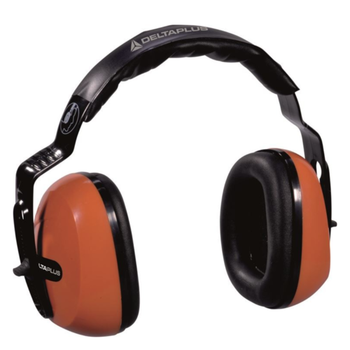 Deltaplus Orange Adjustable Ear Defenders