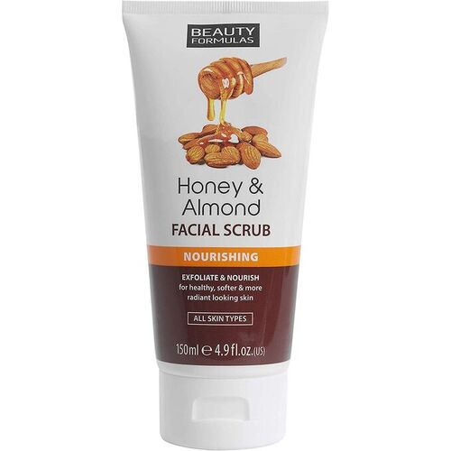 Beauty Formulas Honey & Almond Facial Scrub – 150ml