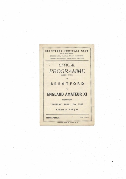 Many more Football Programmes listed today