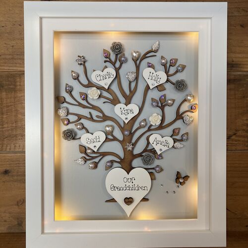 Large Grandkids family tree frame