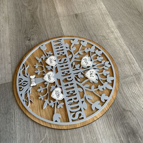 Tree Of Life Family Tree Monogram