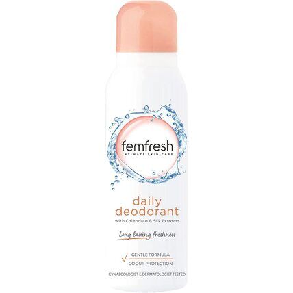 Femfresh Daily Deodorant Spray with Calendula & Silk Extracts - 125ml