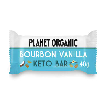 Keto Bar - Bourbon Vanilla by Planet Organic 40g