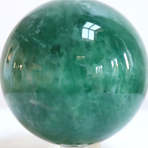 Green Fluorite Polished Sphere