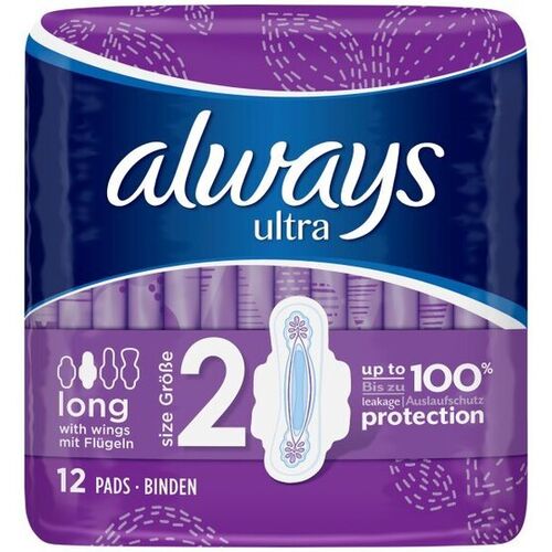 Always Ultra Long Plus 12 pads