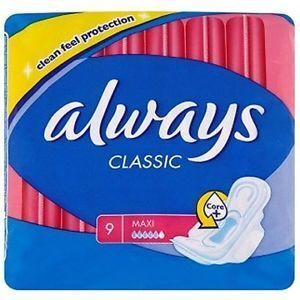 Always Classic Maxi 9 pads
