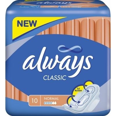 Always Classic Normal 10 pads