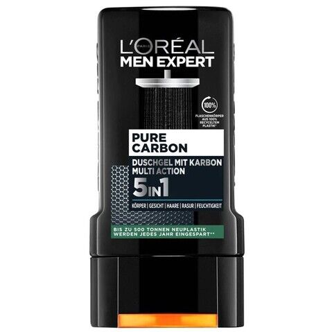 L'Oreal Men Expert  pure carbon Total Clean Shower Gel, 300ml