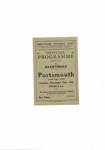 More Football Programmes listed today