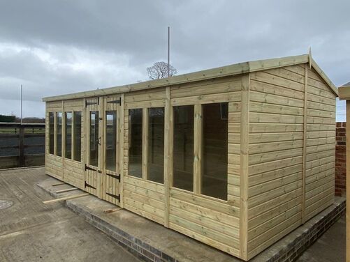 #SHA001 20x10 Apex Summer House