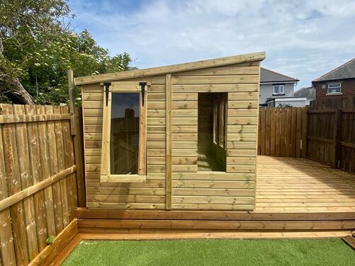 #SHP002 12x8 Pent Summer House