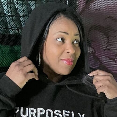 Custom Made Purposely Chosen Rhinestone Hoodie