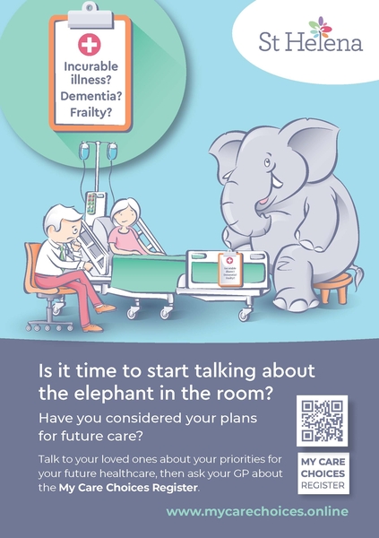 St Helena Hospice My Care Choices Register Flyer