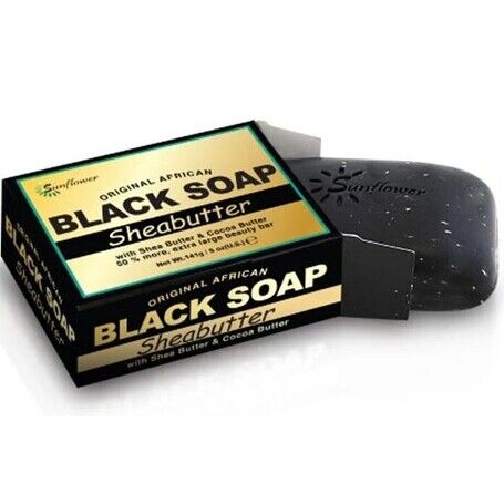 Sunflower Black Soap Shea Butter 141g