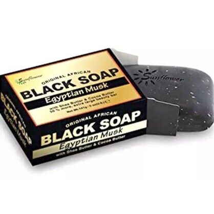 Sunflower Black Soap Egyptian Musk 141g