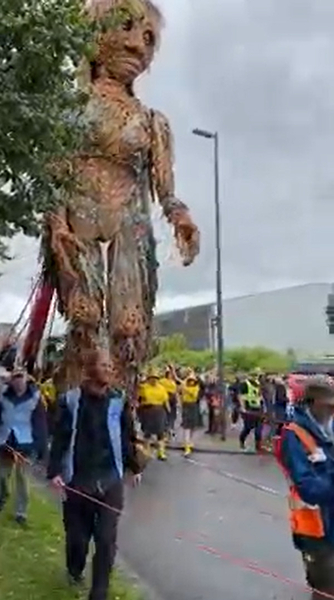 STORM emerges frae the sea an walks through Alloa