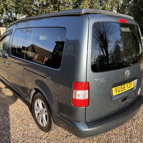 2008 (58)reg VW Caddy Maxi TDI 104 Camper Van 2 Berth Pro Conversion