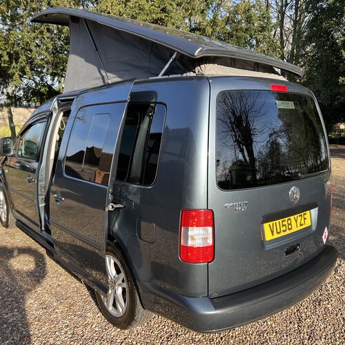 2008 (58)reg VW Caddy Maxi TDI 104 Camper Van 2 Berth Pro Conversion