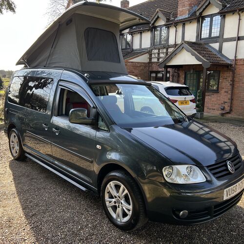 2008 (58)reg VW Caddy Maxi TDI 104 Camper Van 2 Berth Pro Conversion