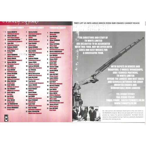 2002 Australian Aboriginals Rugby League Tour (20/10/2002- 06/11/2022) Rugby League Programme