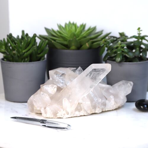 Lemurian Quartz Cluster