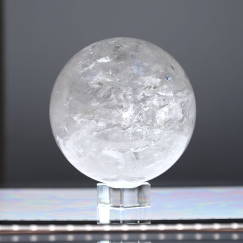 Lemurian Quartz Sphere