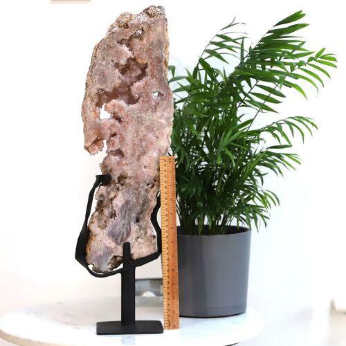 Pink Amethyst Geode Crystal