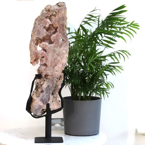 Pink Amethyst Geode Crystal