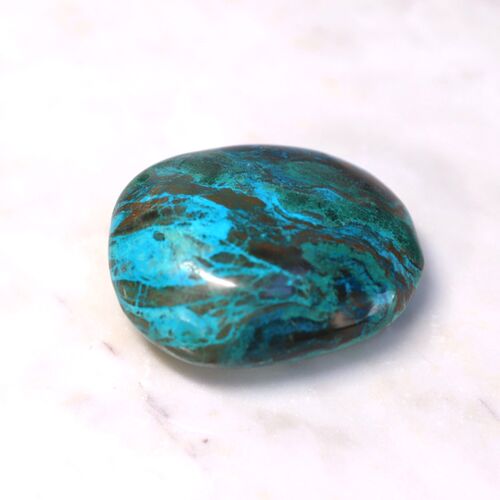 Chrysocola Palm Stone