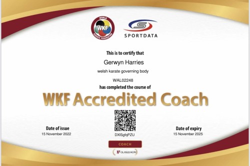 WKF Accredited Coach