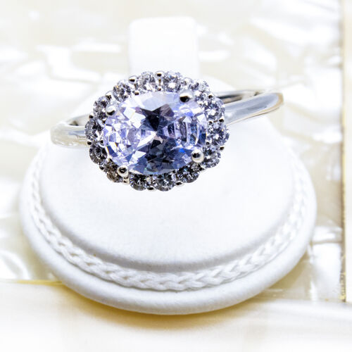 925 Sterling Silver Ring with Natural Gem Stones