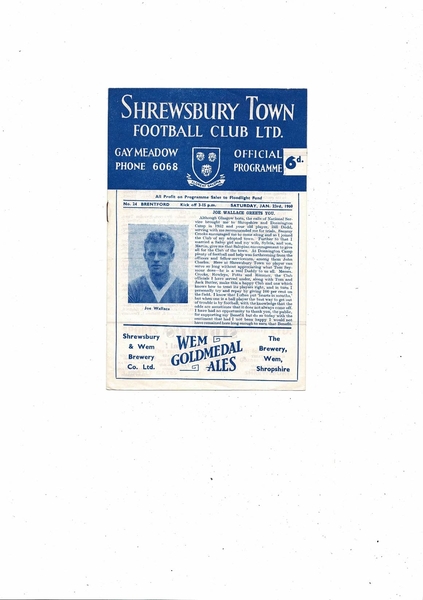 More Football Programmes listed today