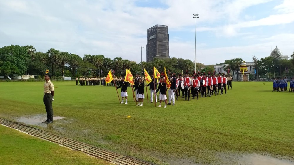 யாழ்ப்பாணம் துரையப்பா விளையாட்டரங்கில் 75ஆவது சுதந்திர தின நிகழ்வு