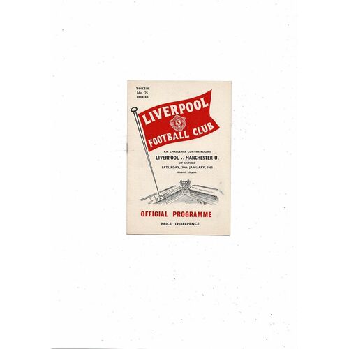 Liverpool Home Football Programmes