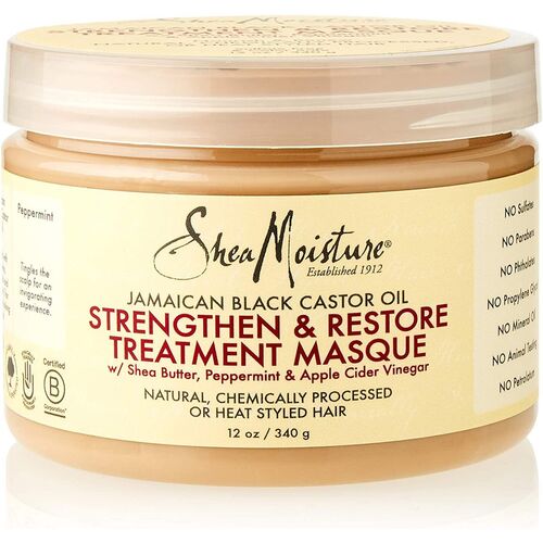 Shea Moisture Jamaican Black Castor Oil Strengthen & Restore masque 340g/12ozz