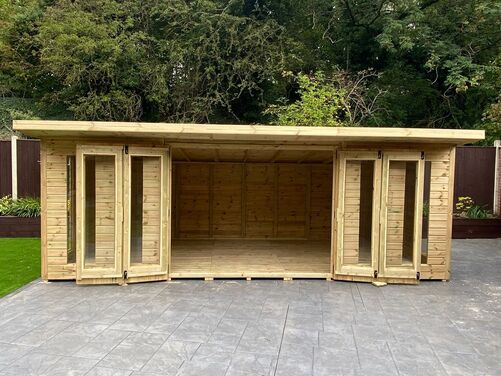 #SHP003 20x10 Pent Summer House