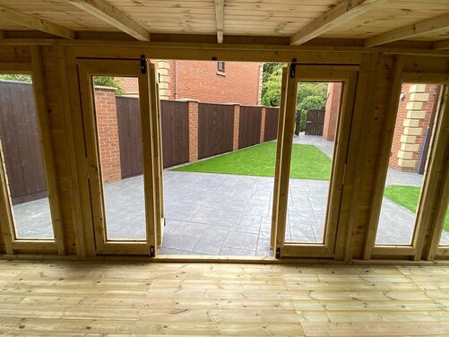 #SHP003 20x10 Pent Summer House