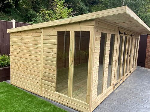 #SHP003 20x10 Pent Summer House