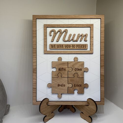 We Love You To Pieces Plaque